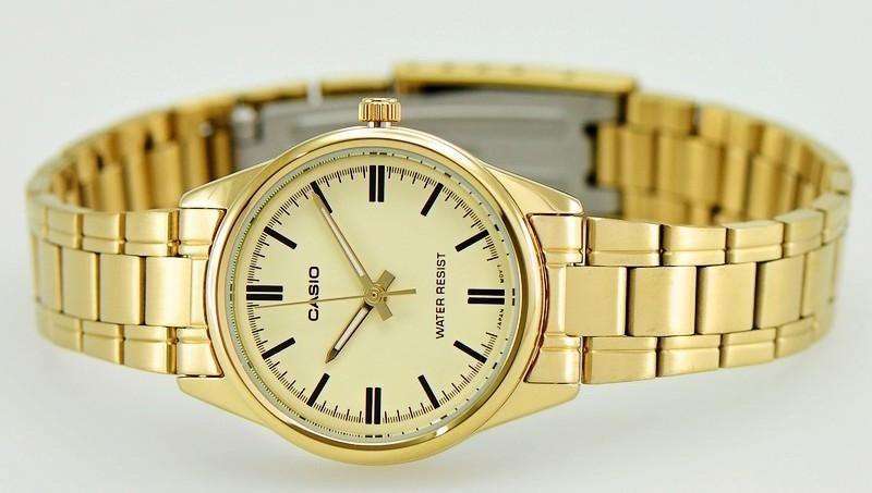 Casio LTP-V005G-9A Gold Stainless Steel Strap Watch for Women-Watch Portal Philippines