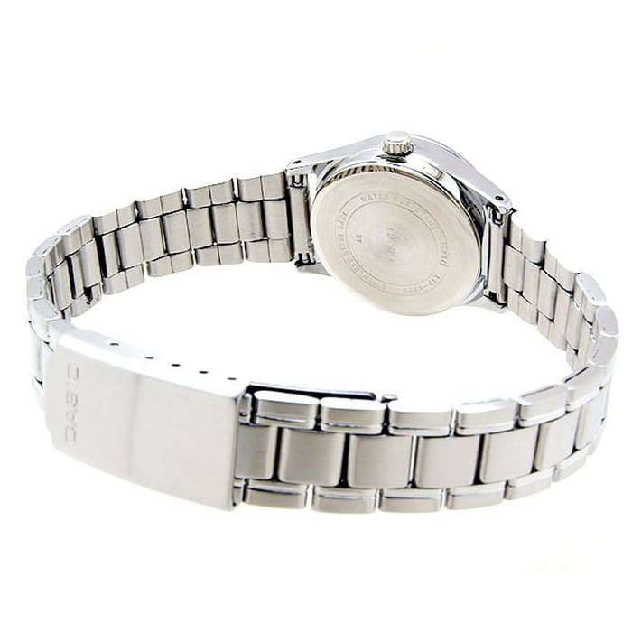 Casio LTP-V006D-1B Silver Stainless Steel Strap Watch for Women-Watch Portal Philippines