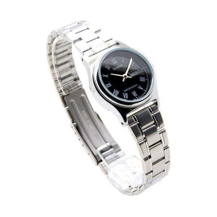 Casio LTP-V006D-1B Silver Stainless Steel Strap Watch for Women-Watch Portal Philippines