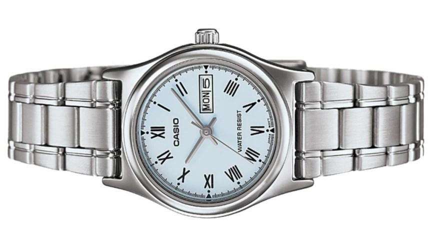 Casio LTP-V006D-2B Silver Stainless Steel Strap Watch for Women-Watch Portal Philippines