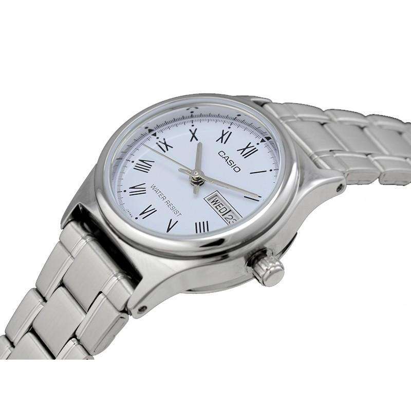 Casio LTP-V006D-2B Silver Stainless Steel Strap Watch for Women-Watch Portal Philippines