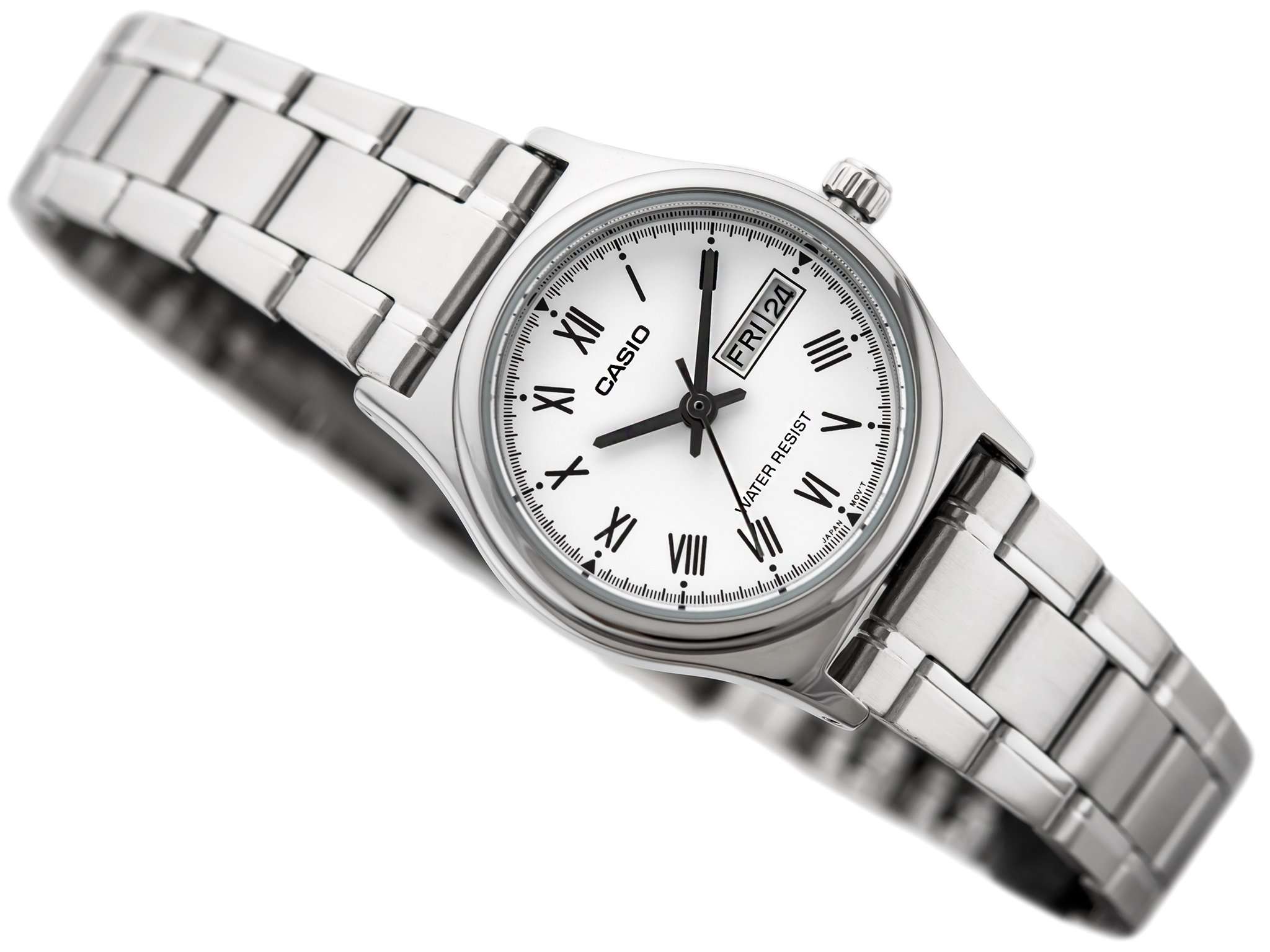 Casio LTP-V006D-7B Silver Stainless Steel Strap Watch for Women-Watch Portal Philippines