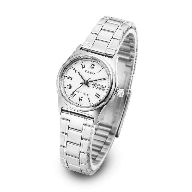Casio LTP-V006D-7B Silver Stainless Steel Strap Watch for Women-Watch Portal Philippines