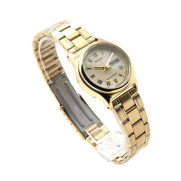 Casio LTP-V006G-9B Gold Stainless Steel Strap Watch for Women-Watch Portal Philippines