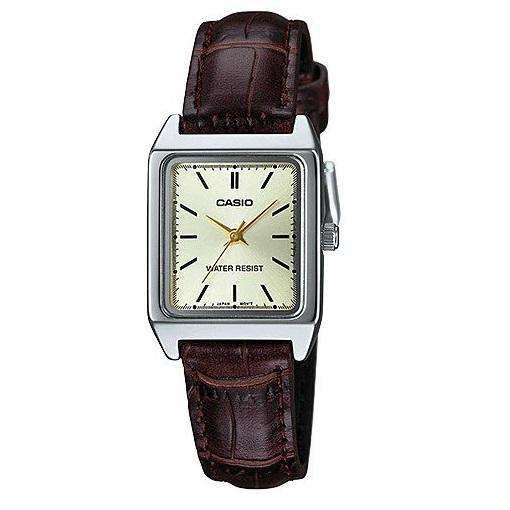 Casio LTP-V007L-9E Brown Leather Watch for Women-Watch Portal Philippines