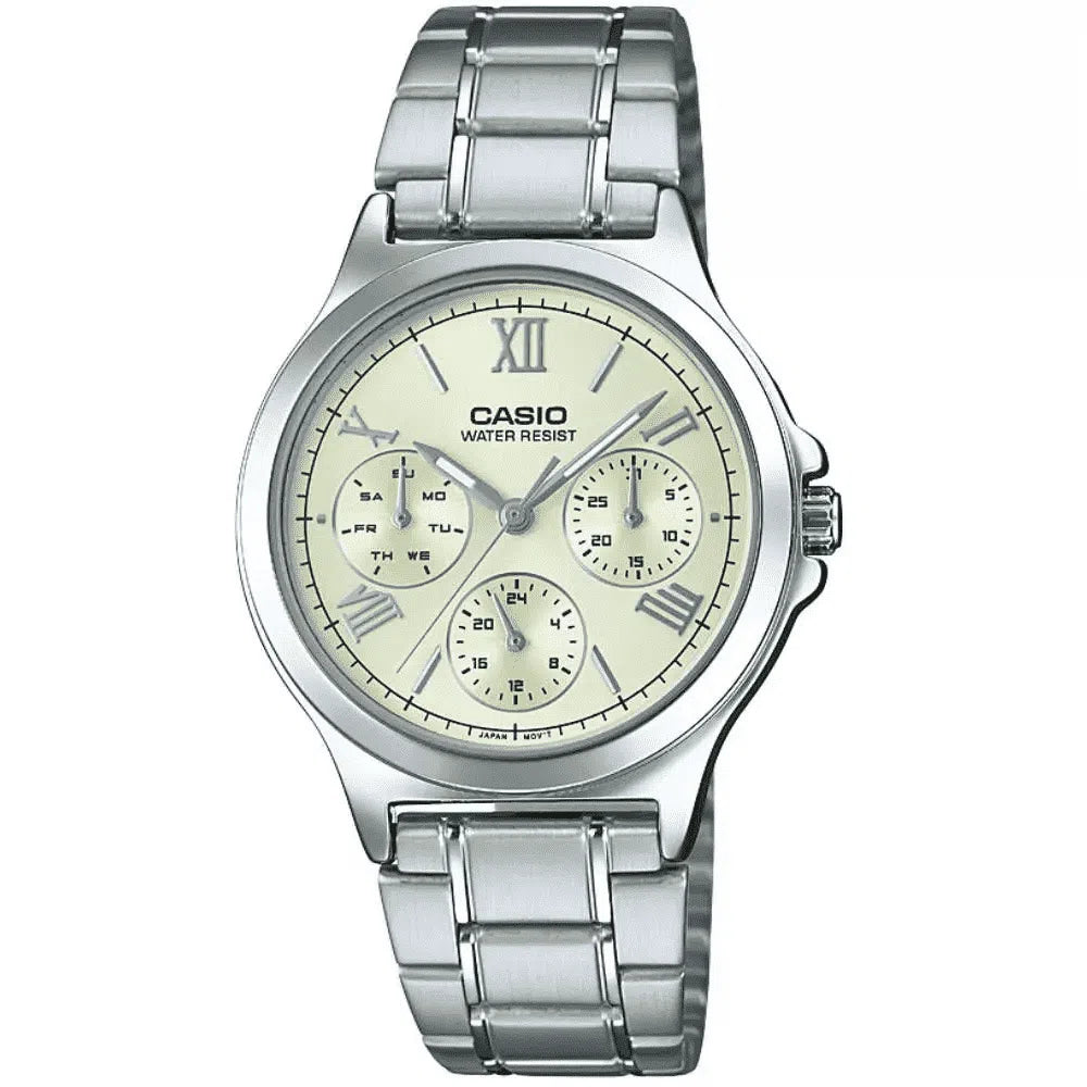 Casio LTP-V300D-9A1 Siver Stainless Watch for Women-Watch Portal Philippines