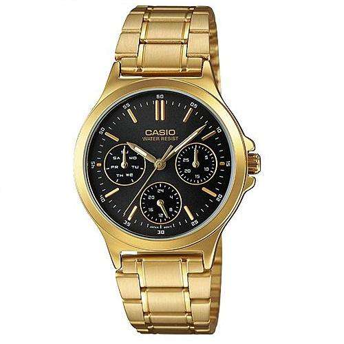 Casio LTP-V300G-1A Gold Plated Watch for Men and Women-Watch Portal Philippines