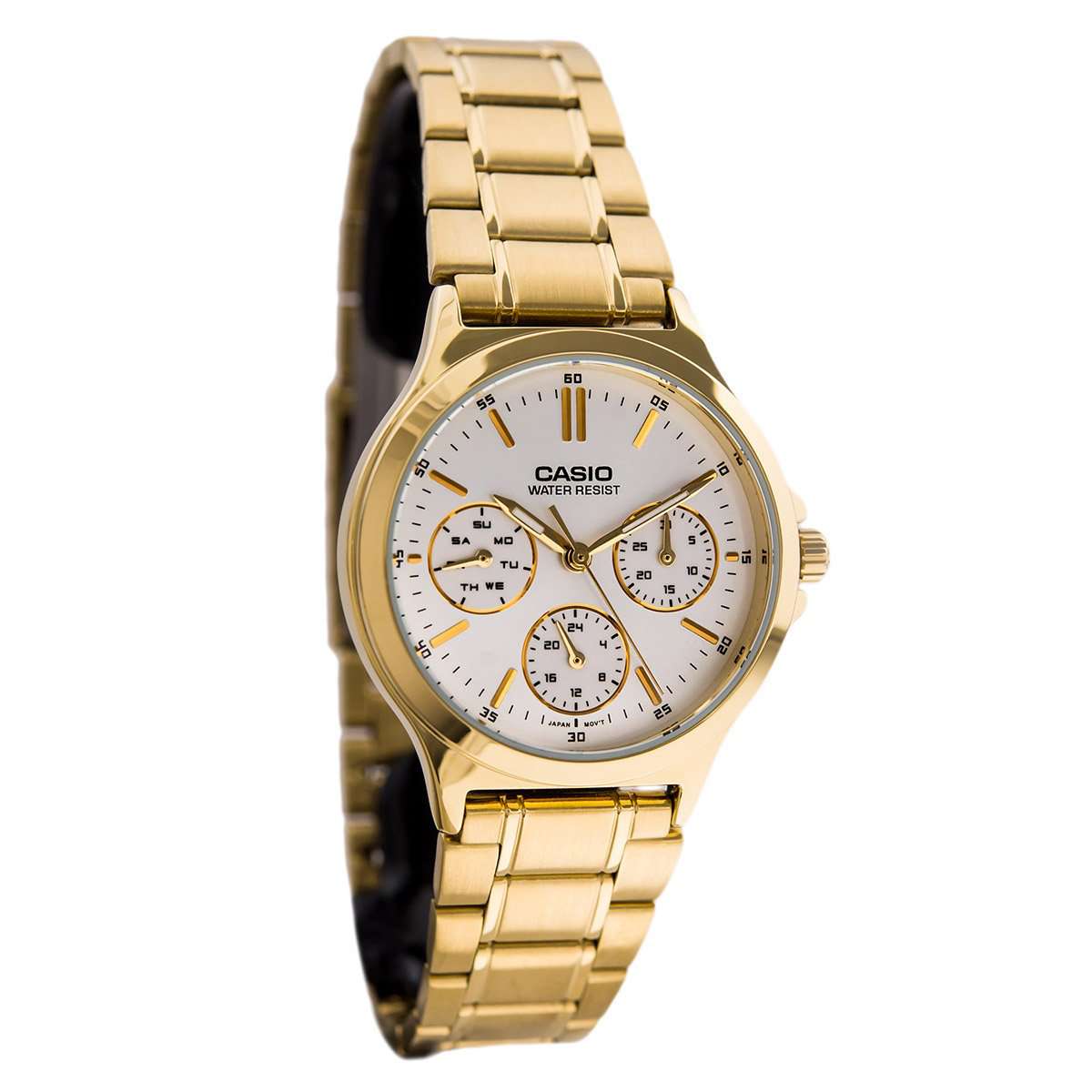 Casio LTP-V300G-7A Gold Plated Strap Watch for Women-Watch Portal Philippines