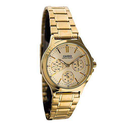 Casio LTP-V300G-9A Gold Plated Strap Watch for Women-Watch Portal Philippines