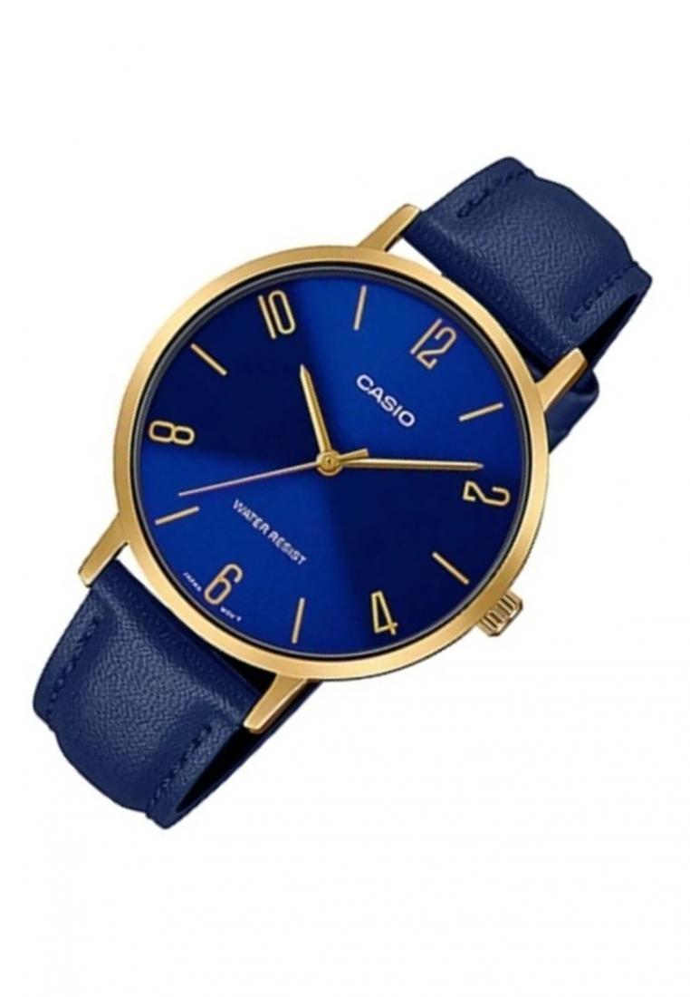 Casio LTP-VT01GL-2B Analog Leather Strap Watch For Women-Watch Portal Philippines