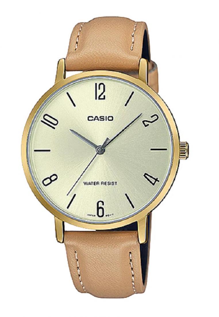 Casio LTP-VT01GL-9B2 Analog Leather Strap Watch For Women-Watch Portal Philippines