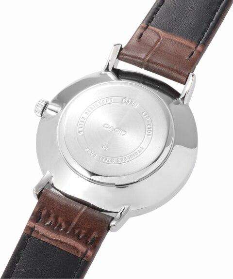 Casio LTP-VT01L-2B Brown Leather Strap Watch for Women-Watch Portal Philippines