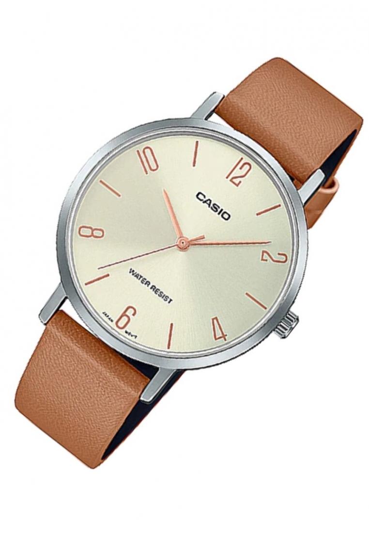 Casio LTP-VT01L-5B Analog Leather Strap Watch For Women-Watch Portal Philippines