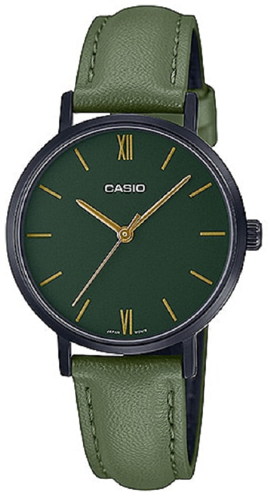 Casio LTP-VT02BL-3A Analog Leather Strap Watch For Women-Watch Portal Philippines
