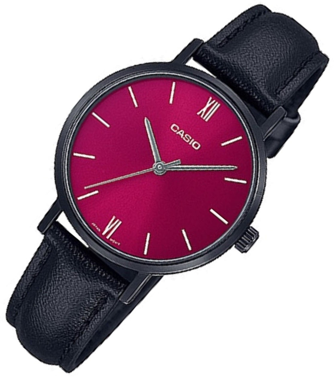 Casio LTP-VT02BL-4A Analog Leather Strap Watch For Women-Watch Portal Philippines