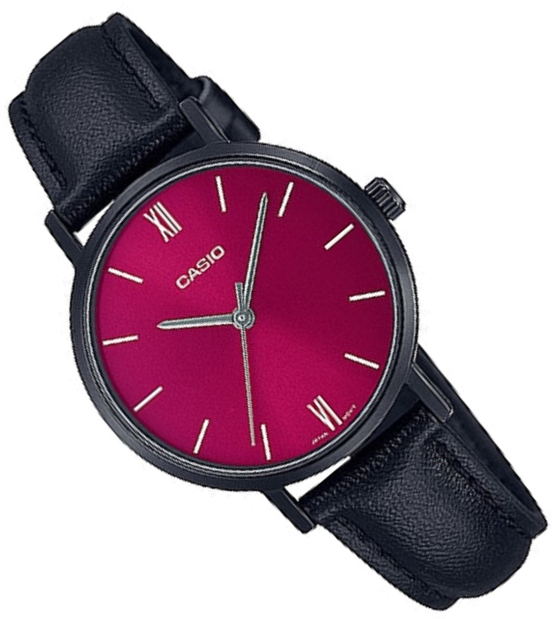 Casio LTP-VT02BL-4A Analog Leather Strap Watch For Women-Watch Portal Philippines
