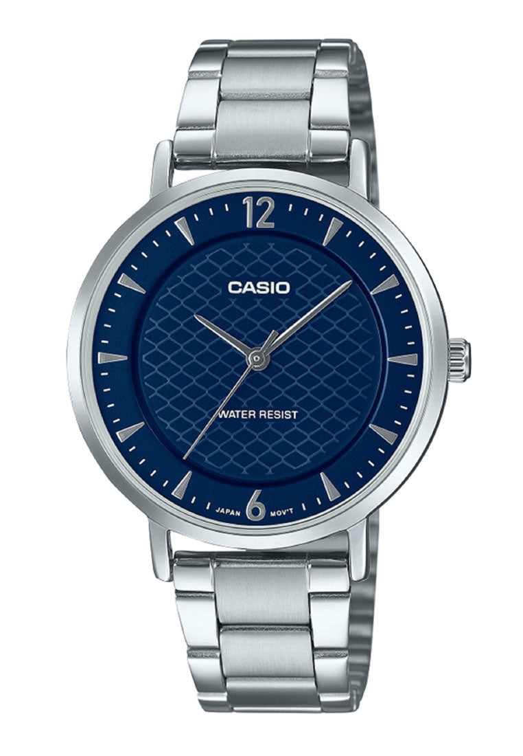 Casio LTP-VT04D-2A Analog Stainless Steel Band Watch For Women-Watch Portal Philippines