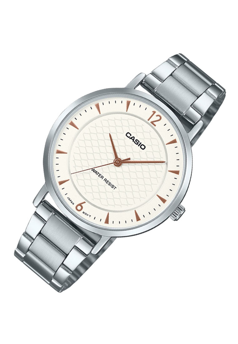 Casio LTP-VT04D-7A Analog Stainless Steel Band Watch For Women-Watch Portal Philippines
