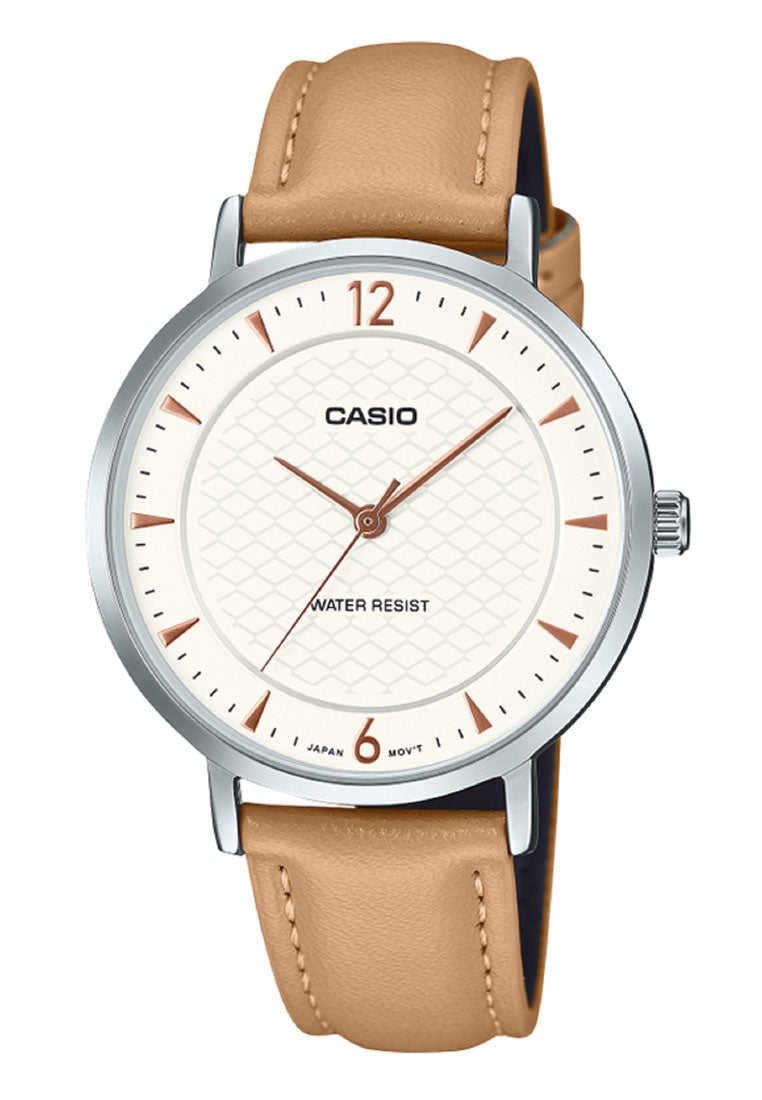 Casio LTP-VT04L-7A1 Analog Leather Band Watch For Women-Watch Portal Philippines