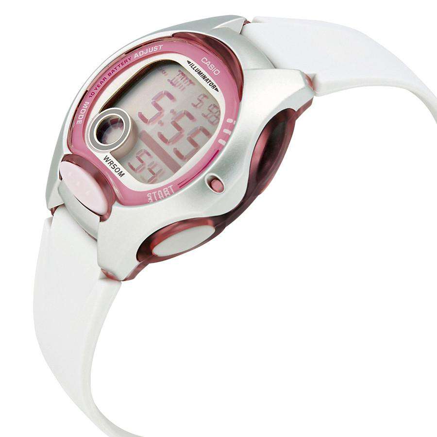 Casio LW-200-7A W White/Pink Resin Watch for Women-Watch Portal Philippines