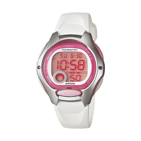 Casio LW-200-7A W White/Pink Resin Watch for Women-Watch Portal Philippines