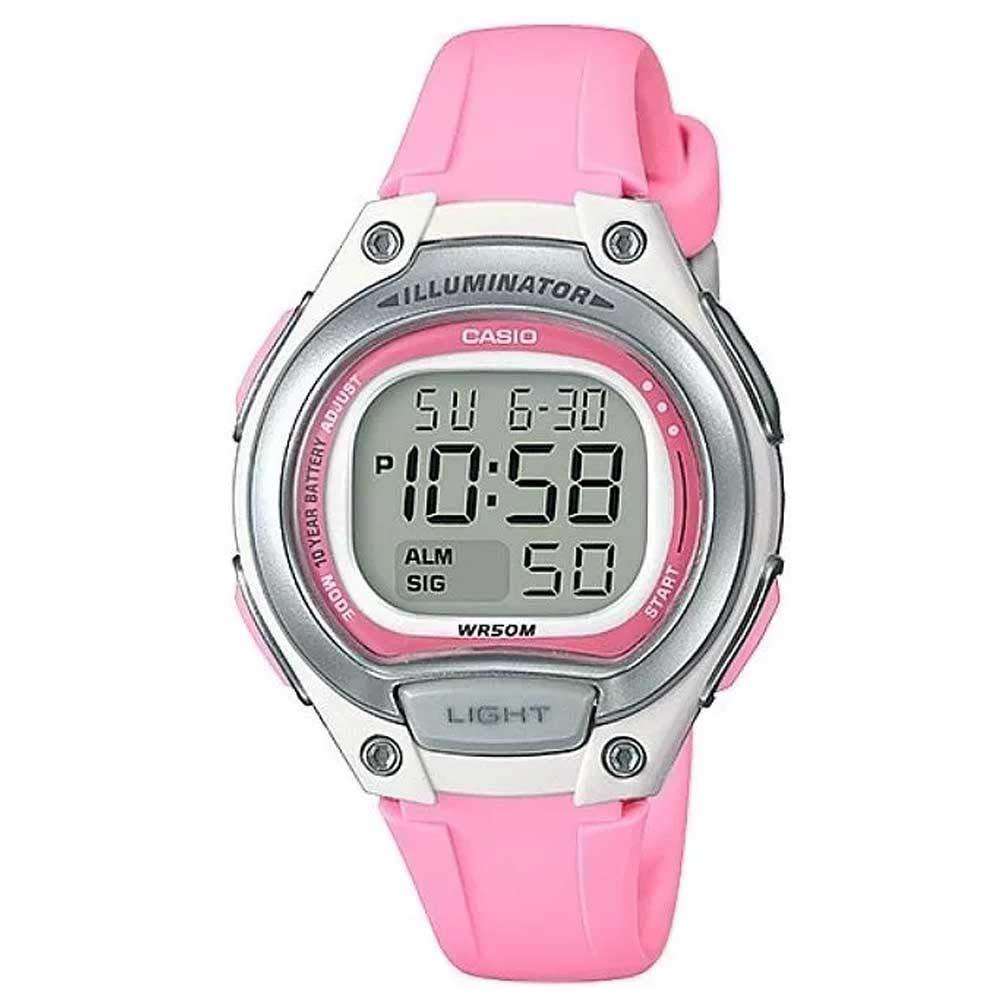 Casio LW-203-4AVDF Digital Pink Resin Strap Watch for Women-Watch Portal Philippines