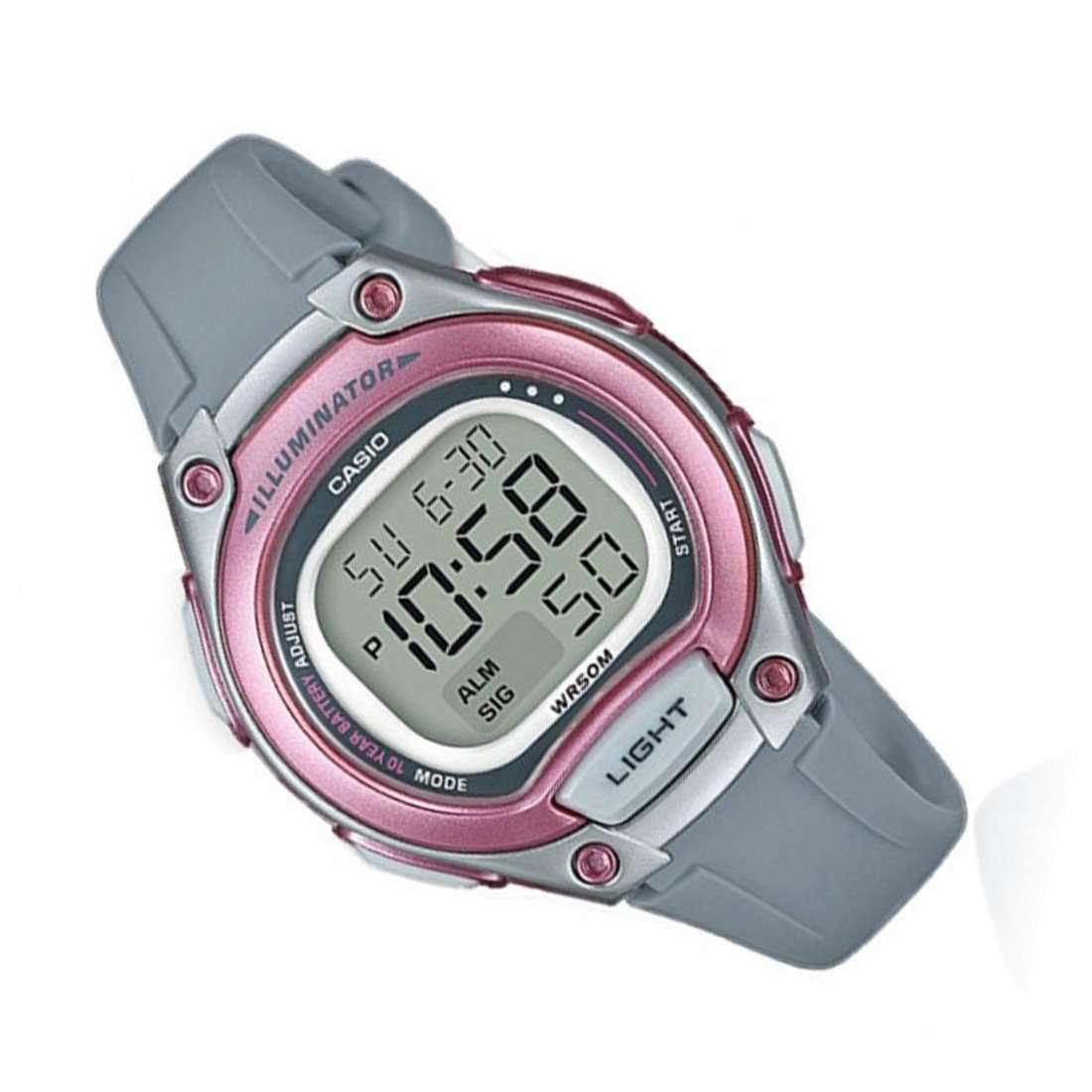 Casio LW-203-8AVDF Digital Gray Resin Strap Watch for Women-Watch Portal Philippines