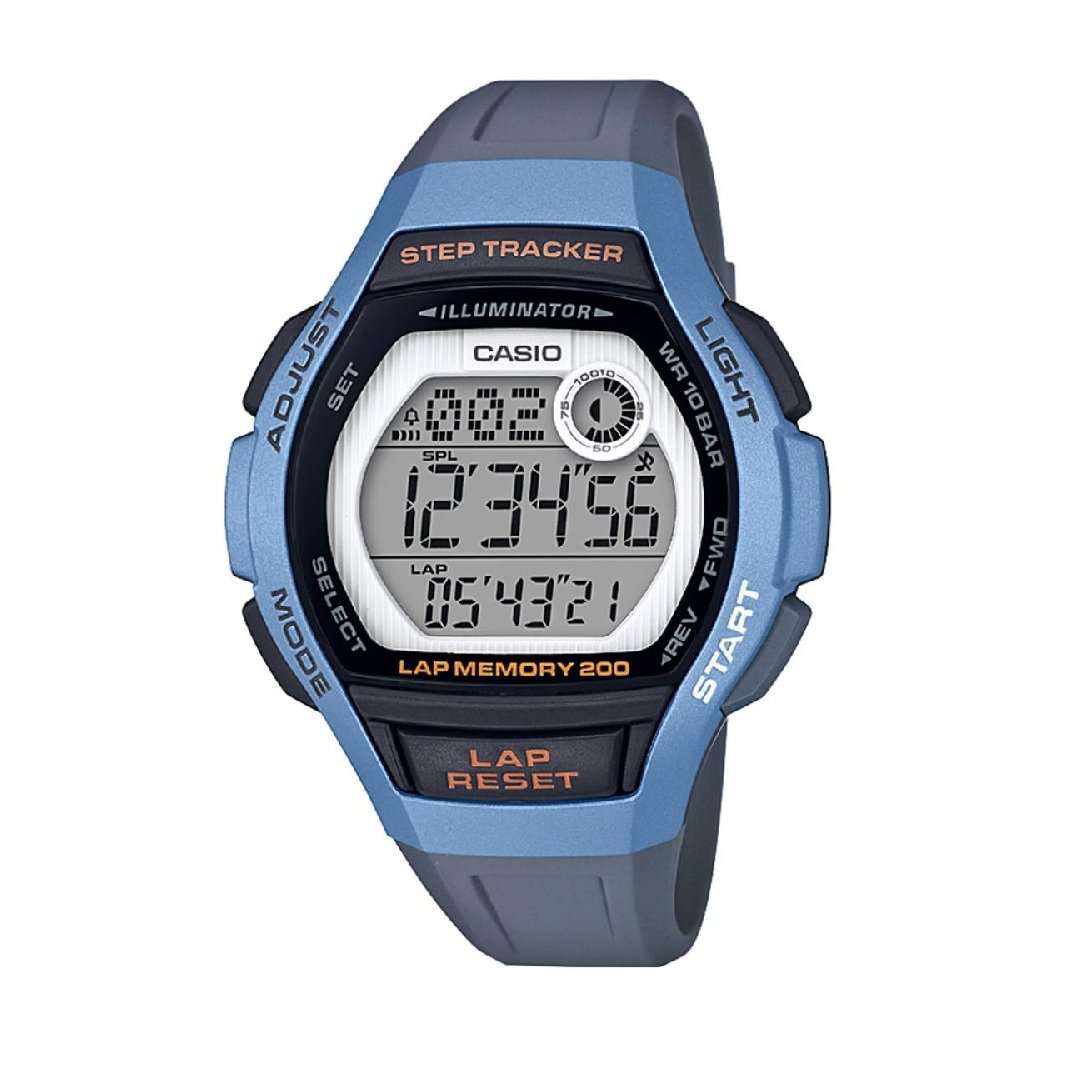 Casio LWS-2000H-2A Blue Resin Unisex Watch-Watch Portal Philippines