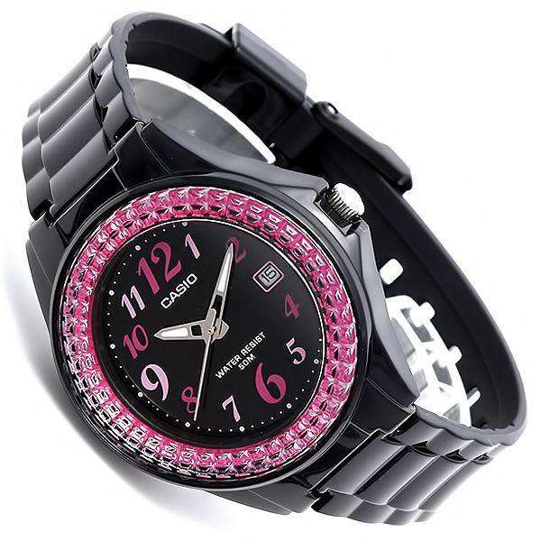 Casio LX-500H-1B Black Resin Watch For Women-Watch Portal Philippines