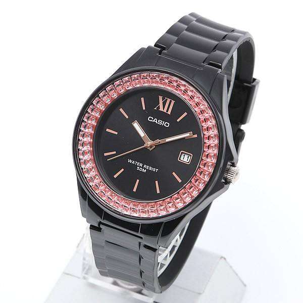 Casio LX-500H-1E Black Resin Strap Watch For Women-Watch Portal Philippines