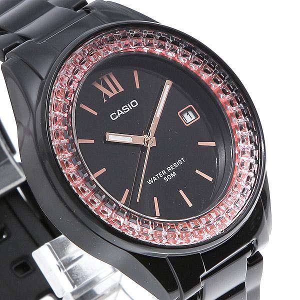 Casio LX-500H-1E Black Resin Strap Watch For Women-Watch Portal Philippines