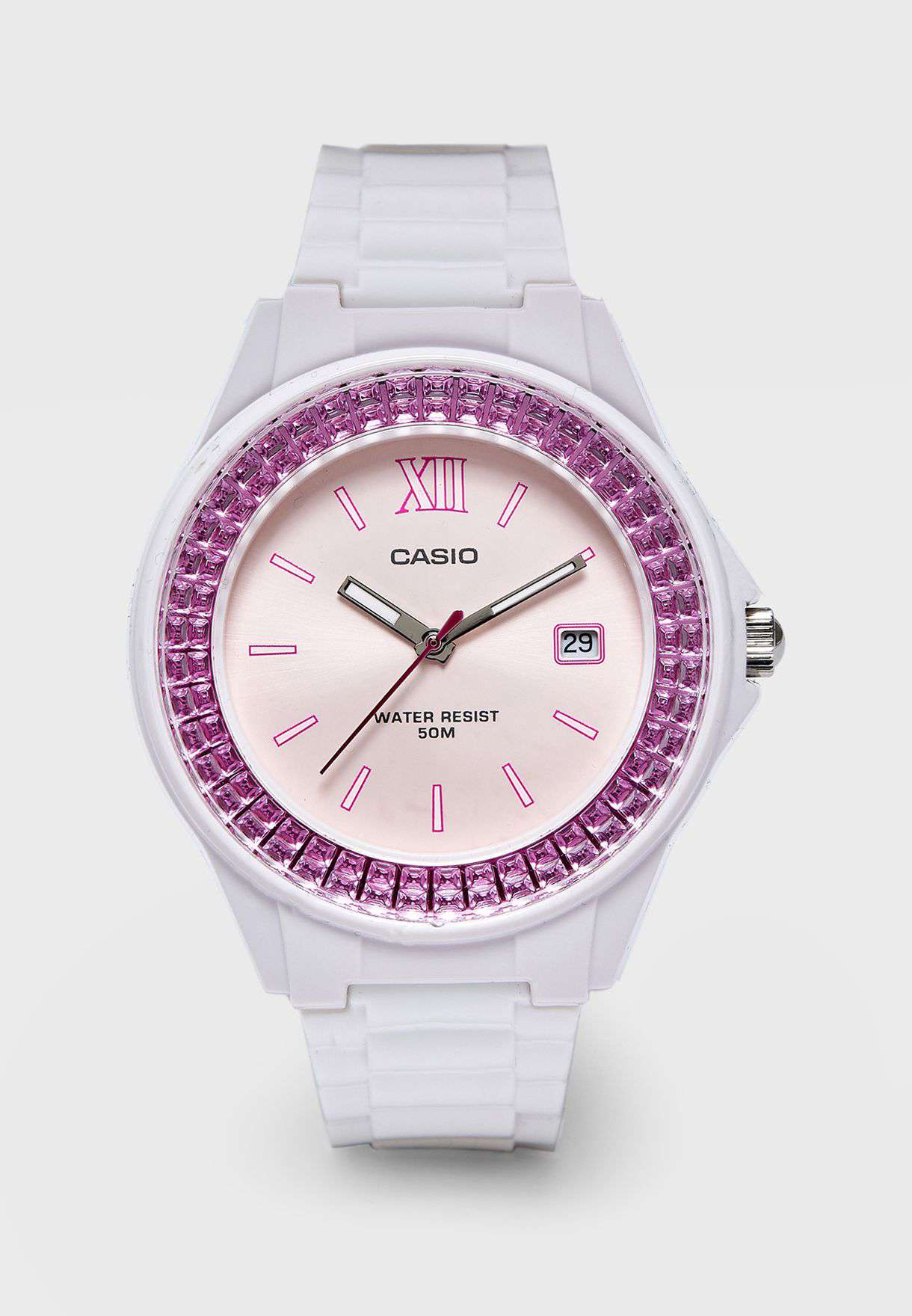 Casio LX-500H-4E White Resin Watch For Women-Watch Portal Philippines