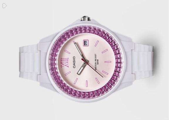 Casio LX-500H-4E White Resin Watch For Women-Watch Portal Philippines