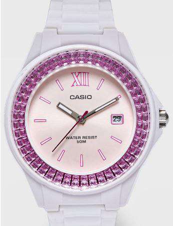 Casio LX-500H-4E White Resin Watch For Women-Watch Portal Philippines