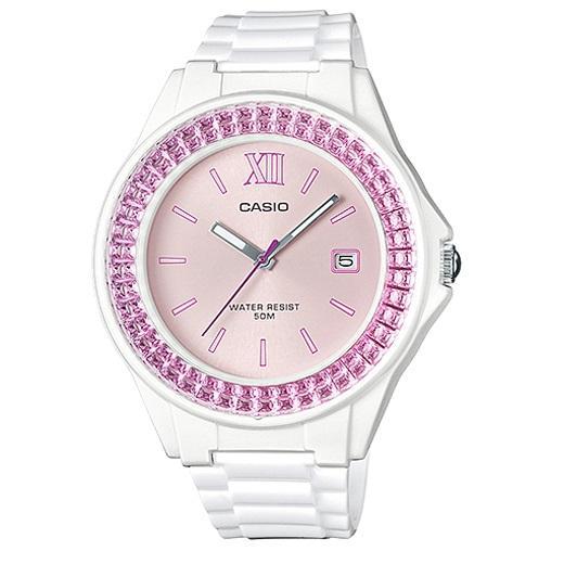 Casio LX-500H-4E White Resin Watch For Women-Watch Portal Philippines