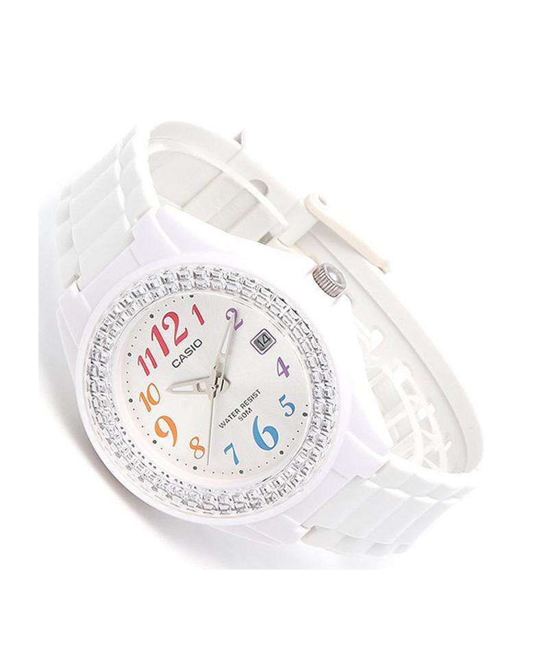 Casio LX-500H-7B White Resin Watch For Women-Watch Portal Philippines