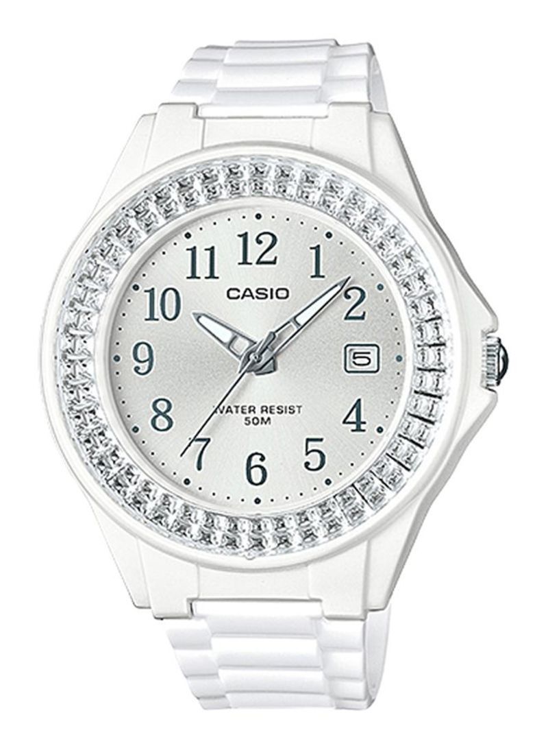 Casio LX-500H-7B2 White Resin Watch For Women-Watch Portal Philippines