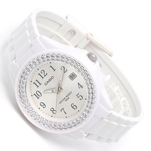 Casio LX-500H-7B2 White Resin Watch For Women-Watch Portal Philippines