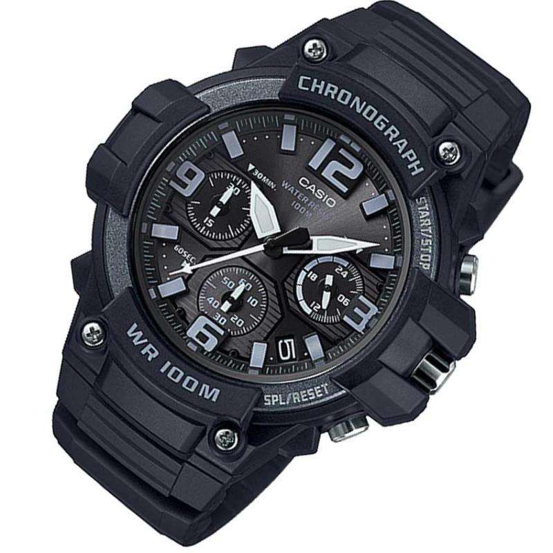 Casio MCW-100H-1A3VDF Black Resin Strap Watch for Men-Watch Portal Philippines