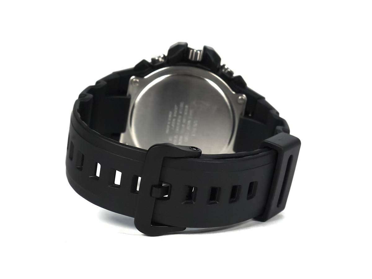 Casio MCW-110H-1AVDF Analog Chronograph Black Resin Strap Watch for Men-Watch Portal Philippines