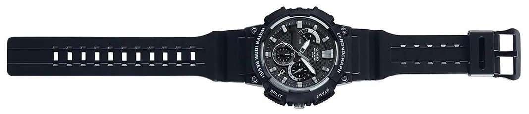 Casio MCW-200H-1AVDF Analog Chronograph Black Resin Strap Watch for Men-Watch Portal Philippines