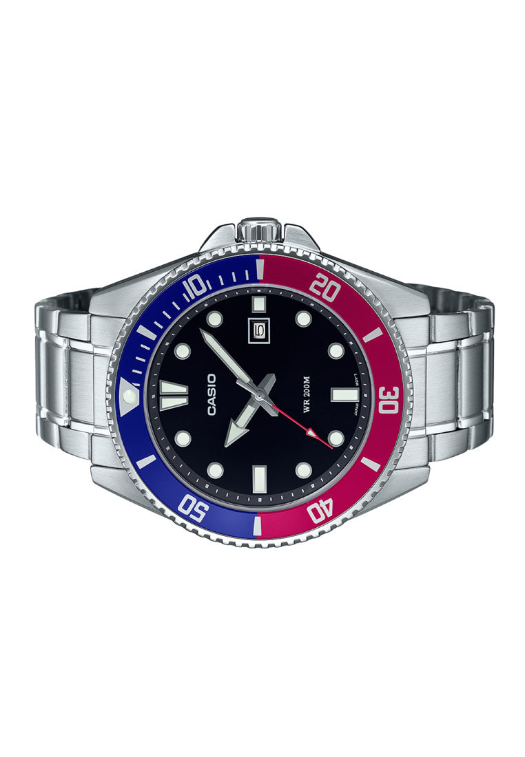 Casio MDV-107D-1A3 Rolex PEPSI 44m Budget-Friendly Alternative-Watch Portal Philippines