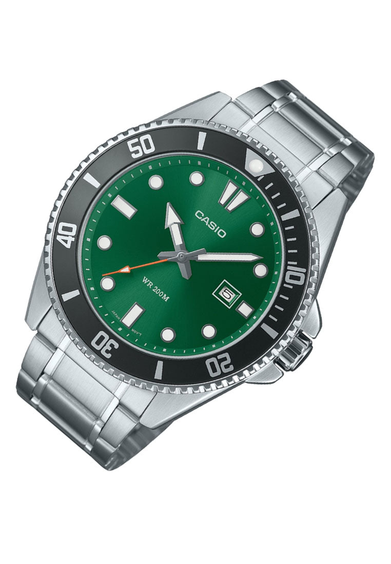 Casio MDV-107D-3A2 Analog Stainless Steel Strap Watch For Men-Watch Portal Philippines