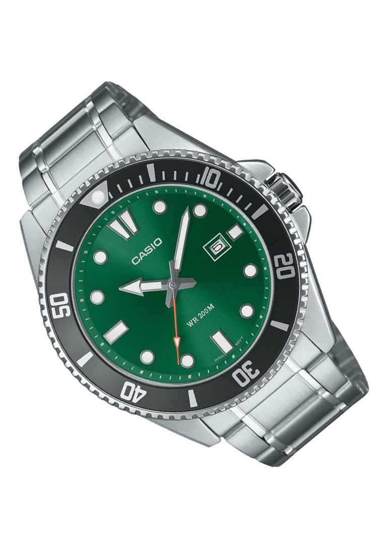 Casio MDV-107D-3A2 Analog Stainless Steel Strap Watch For Men-Watch Portal Philippines