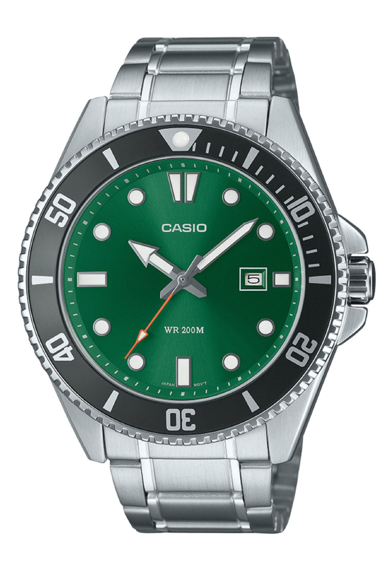 Casio MDV-107D-3A2 Analog Stainless Steel Strap Watch For Men-Watch Portal Philippines