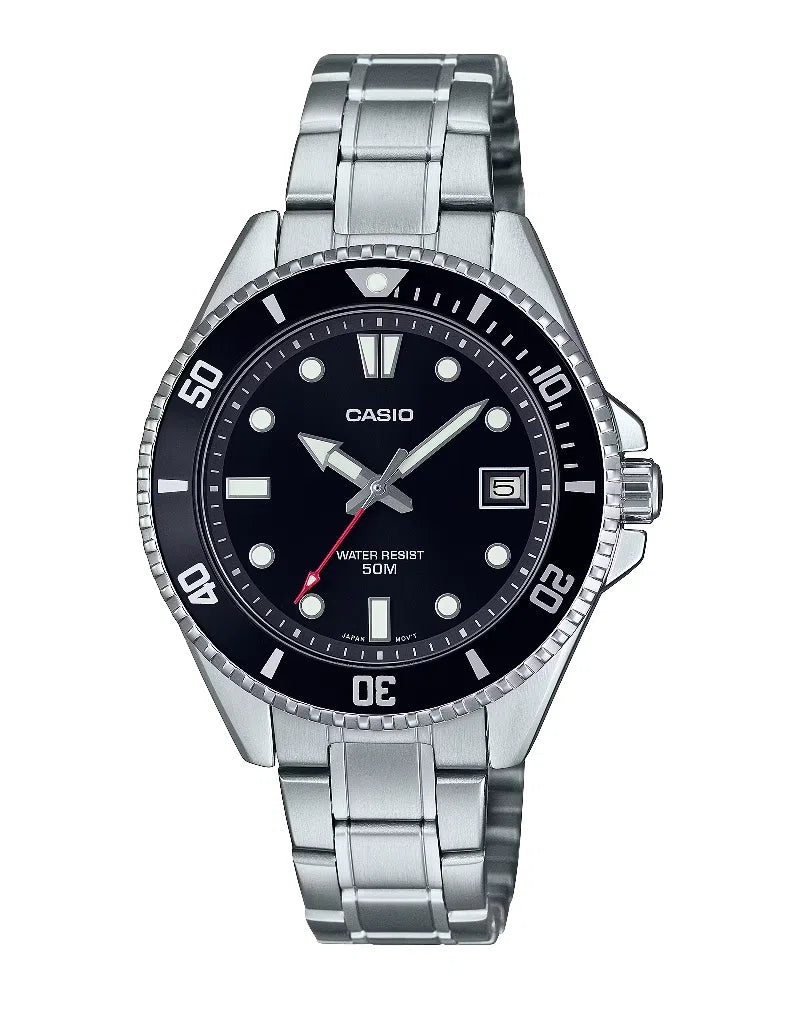 Casio MDV-10D-1A1 Analog Stainless Steel Strap Watch For Men-Watch Portal Philippines