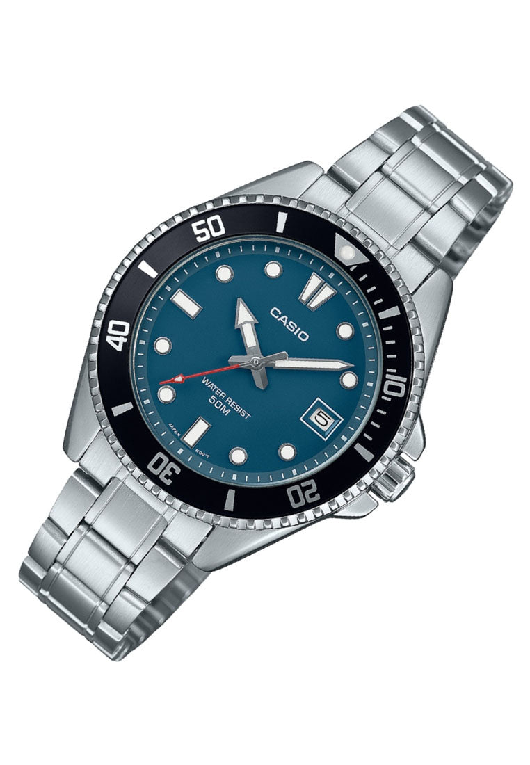 Casio MDV-10D-2A1 Analog Stainless Steel Strap Watch for Women-Watch Portal Philippines