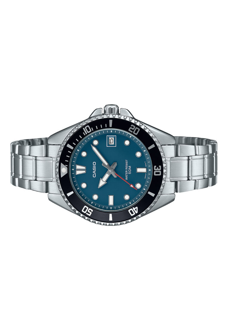 Casio MDV-10D-2A1 Analog Stainless Steel Strap Watch for Women-Watch Portal Philippines