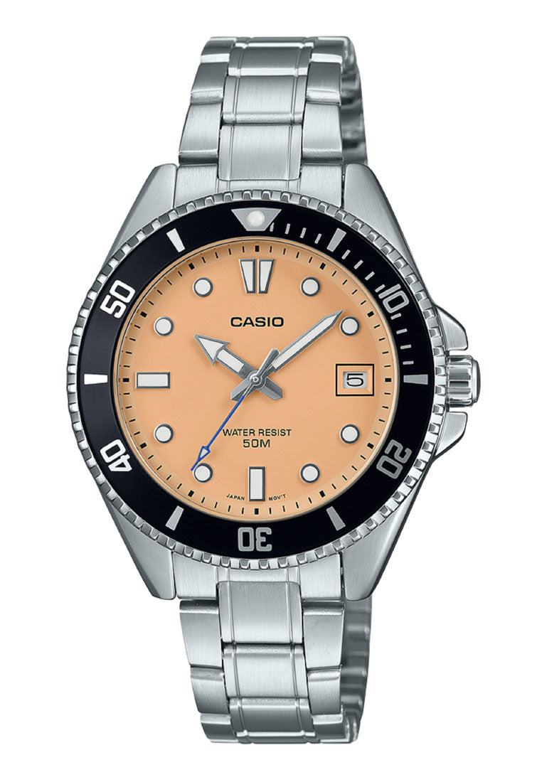Casio MDV-10D-4A2 Analog Stainless Steel Strap Watch for Women-Watch Portal Philippines