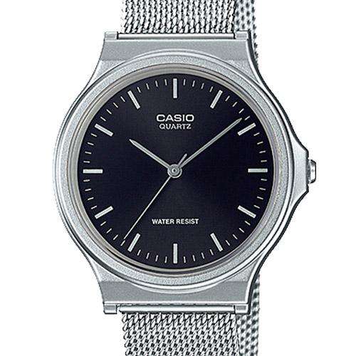 Casio MQ-24M-1EDF Stainless Steel Mesh Strap Watch for Women-Watch Portal Philippines